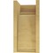 Ekena Millwork 11"W x 11"D x 22"H Wide Warren Rough Cedar Woodgrain TimberThane Corbel, Primed Tan CORUR11X11X22WARRCPR - alternate 5
